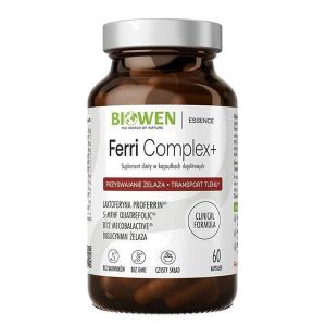 Biowen Żelazo Ferri Complex+ 60kaps.
