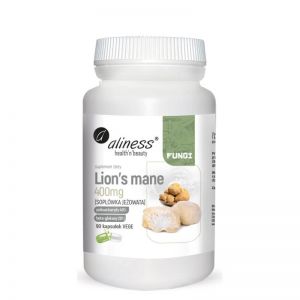 Aliness Lion’s Mane ekstrakt 40/20, 400mg 90vege kaps.