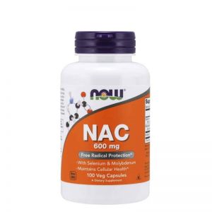 nac 600mg 100kaps now foods