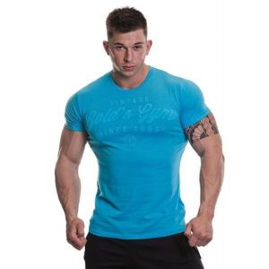 Koszulka T-shirt Vintage Embossed - niebieska. (GGTS064)